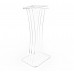 FixtureDisplays® Podium, Clear Ghost Acrylic Pulpit, Lectern - 1803-1 FULLY ASSEMBLED